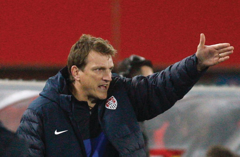 Israel’s new national soccer team manager, Andreas Herzog, will meet his home team after Israel drew Austria in its group for the qualifying stages of the Euro 2020 (photo credit: REUTERS)