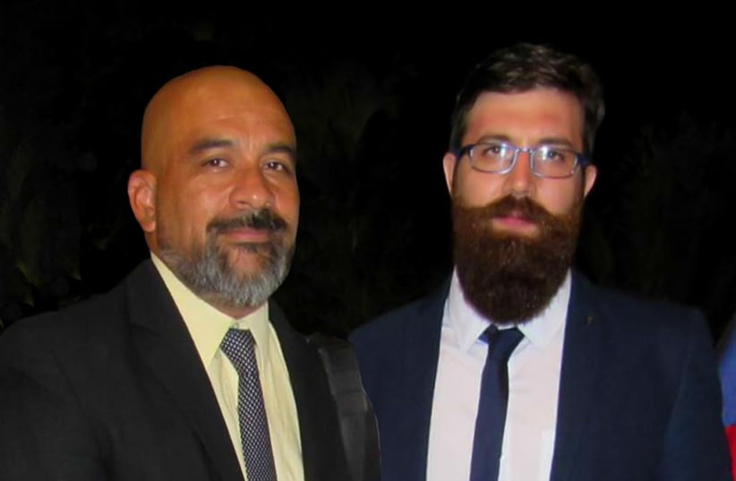 Hernán López, Executive Director of CCHIL (Left) and Gabriel Colodro, President of CCHIL (right) (photo credit: CCHIL)