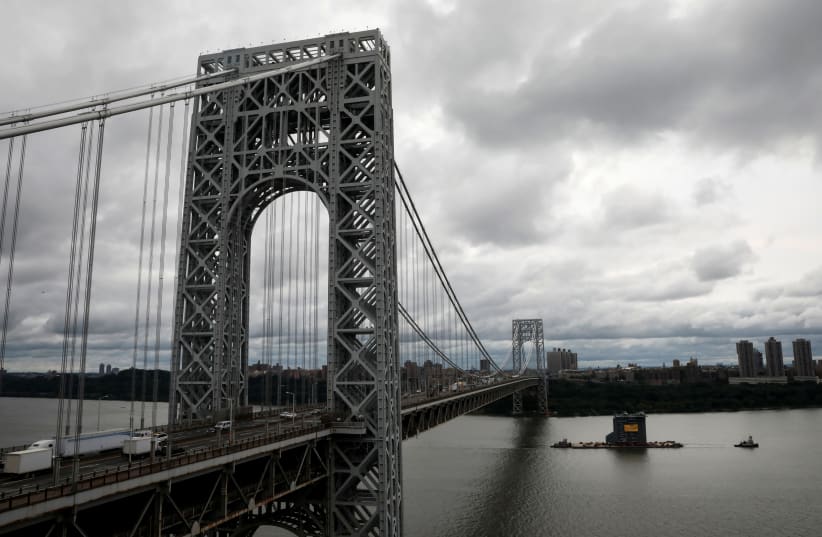 George Washington Bridge between New York City and New Jersey, 2018. (photo credit: REUTERS/MIKE SEGAR)