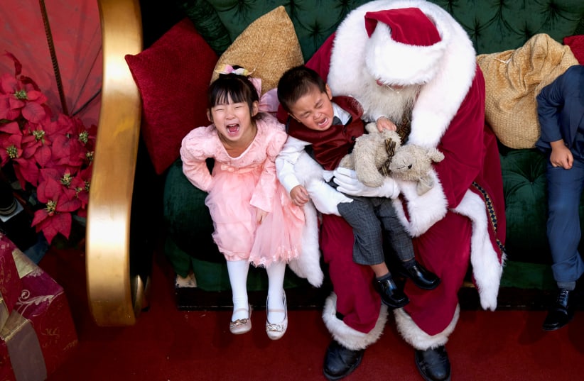 Santa Claus (photo credit: MARK MAKELA / REUTERS)