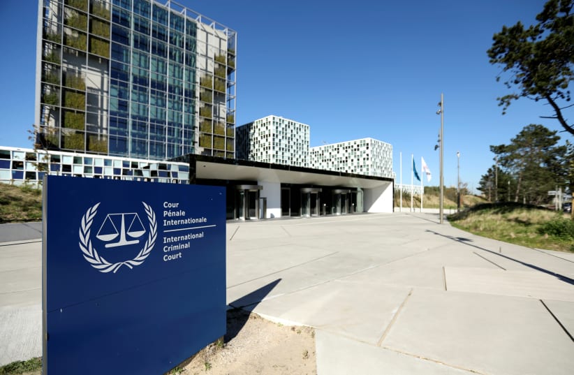 International Criminal Court is seen in The Hague, Netherlands September 27, 2018 (photo credit: REUTERS/EVA PLEVIER)