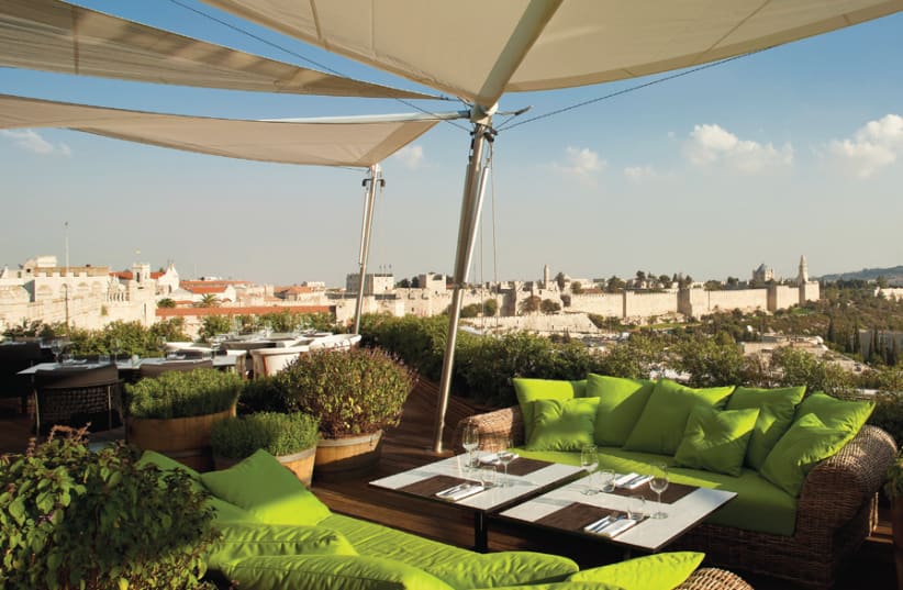 THE PANORAMIC view from the Rooftop Outdoor Lounge & Restaurant will enhance your risotto, while the newly launched winter menu will tickle your palate. (photo credit: Courtesy)
