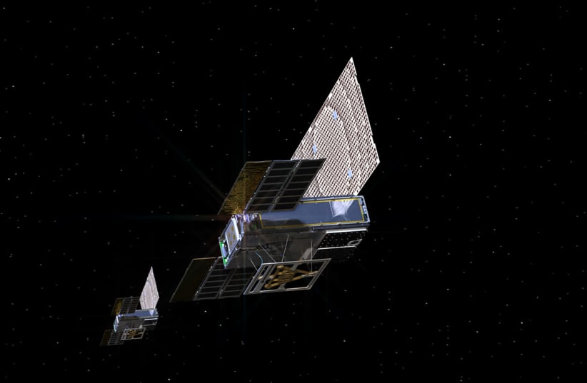 An example of a nanosatellite in space, NASA's CubeSat (photo credit: NASA)