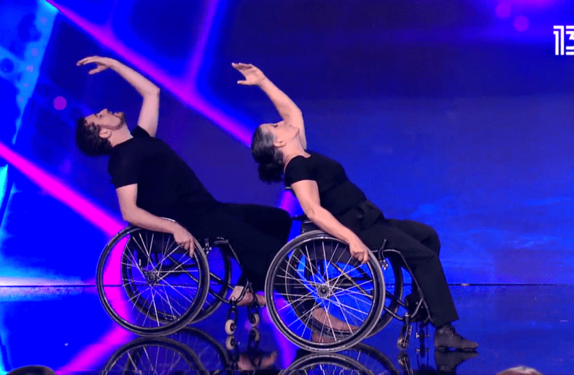  Oren and Zahava dance on 'Israel's Got Talent.'  (photo credit: RESHET)