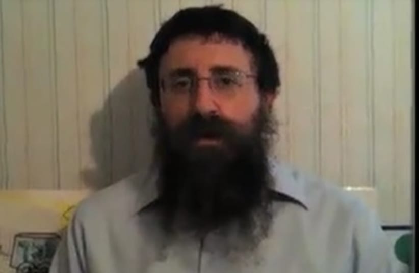 Rabbi Ephraim Simon (photo credit: YOUTUBE SCREENSHOT)