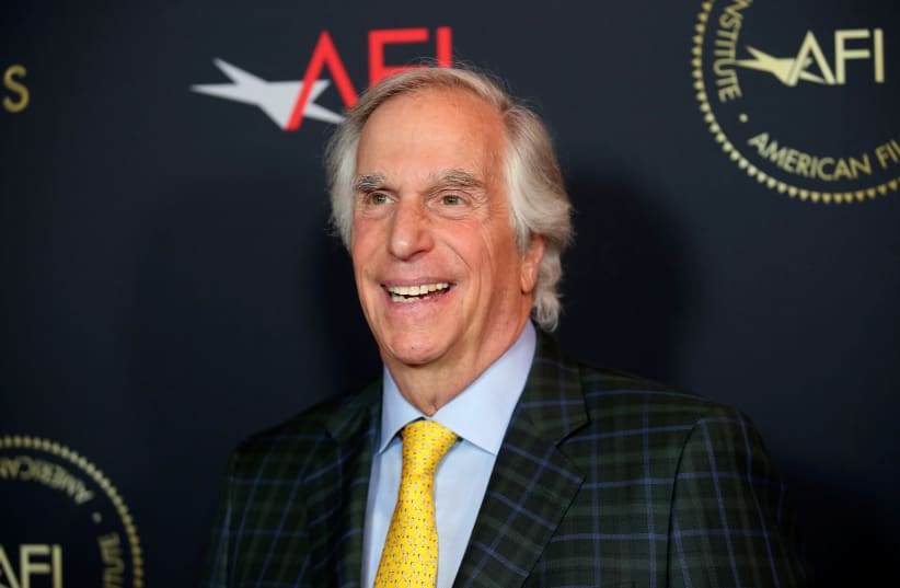 Actor Henry Winkler poses at the annual AFI Awards luncheon in Los Angeles, California, U.S., January 4, 2019 (photo credit: DANNY MOLOSHOK/REUTERS)