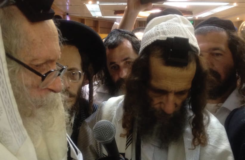 Rabbi Eliezer Berland (left), a convicted sex offender. (photo credit: Wikimedia Commons)