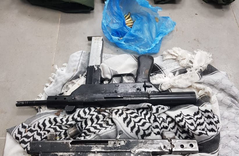 Illegal arms found near Hebron by IDF forces (photo credit: IDF SPOKESPERSON'S UNIT)