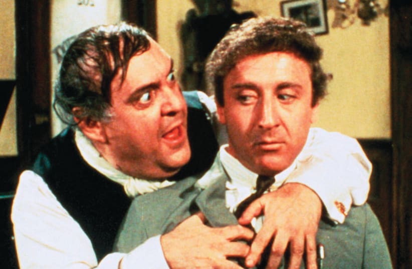 ZERO MOSTEL and Gene Wilder in ‘The Producers’ (photo credit: FILM SOCIETY OF LINCOLN CENTER)
