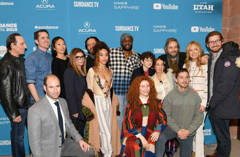 The cast and crew attend the "Honey Boy" Premiere during the 2019 Sundance Film Festival at Eccles Center Theatre on January 25, 2019 in Park City, Utah (photo credit: DIA DIPASUPIL / GETTY IMAGES NORTH AMERICA / AFP)
