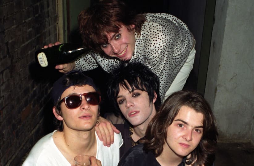 The Manic Street Preachers in the early 1990s with Richey Edwards (middle center) (photo credit: Wikimedia Commons)