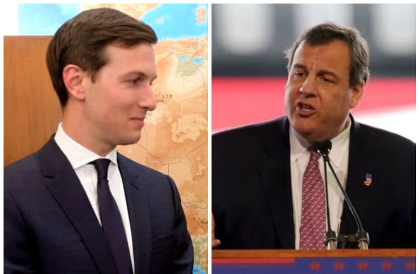 Collage of Jared Kushner and Chris Christie. (photo credit: REUTERS)
