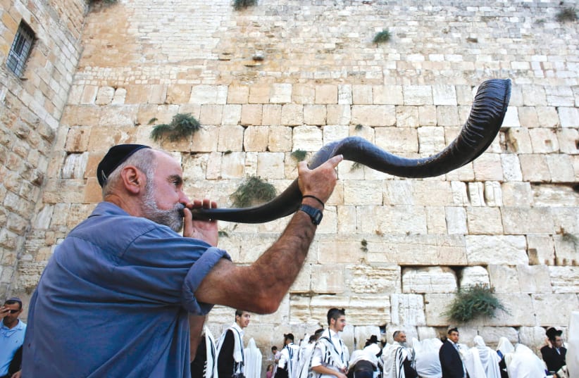 THE SHOFAR, an integral part of Jewish heritage (photo credit: REUTERS)