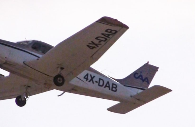 An airplane belonging to CAA's commercial aviation academy (photo credit: CAA)