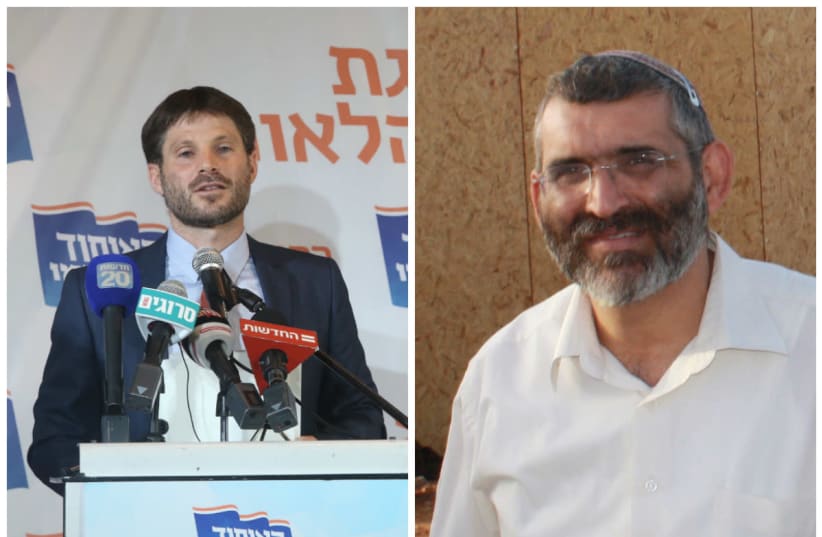 Betzalel Smotrich (L) and Michael Ben-Ari (R) (photo credit: WIKIMEDIA COMMONS & MARC ISRAEL SELLEM/THE JERUSALEM POST)