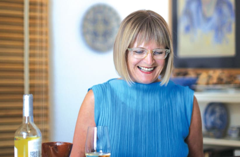 JANCIS ROBINSON – arguably the most famous wine critic and writer today – at her laptop. (photo credit: Courtesy)