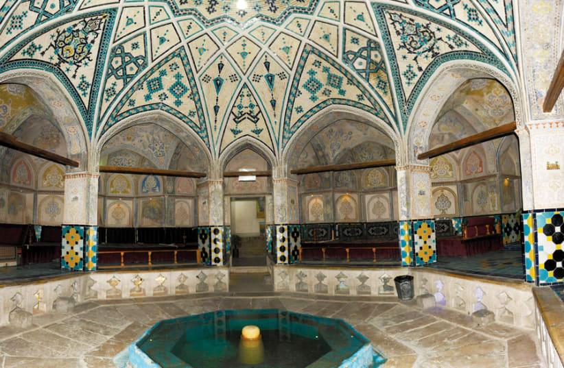 SOLTAN AMIR Ahmad Bath House; Kashan, Iran: ‘If the Holy One, blessed be He, gave wisdom to fools, they would still sit in privies, filthy alleys and bathhouses.’ (photo credit: Wikimedia Commons)