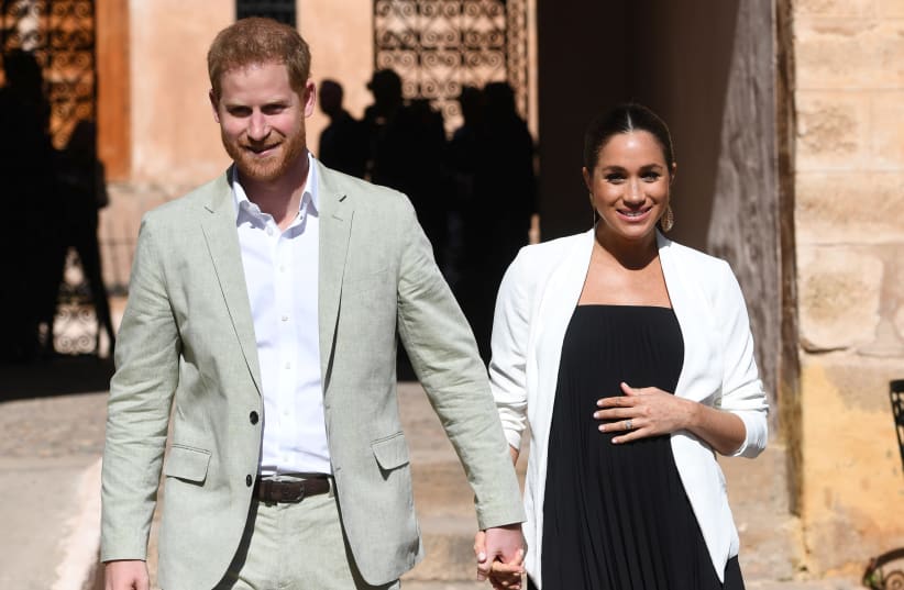 Duke and Duchess of Sussex visit Morocco (photo credit: REUTERS)