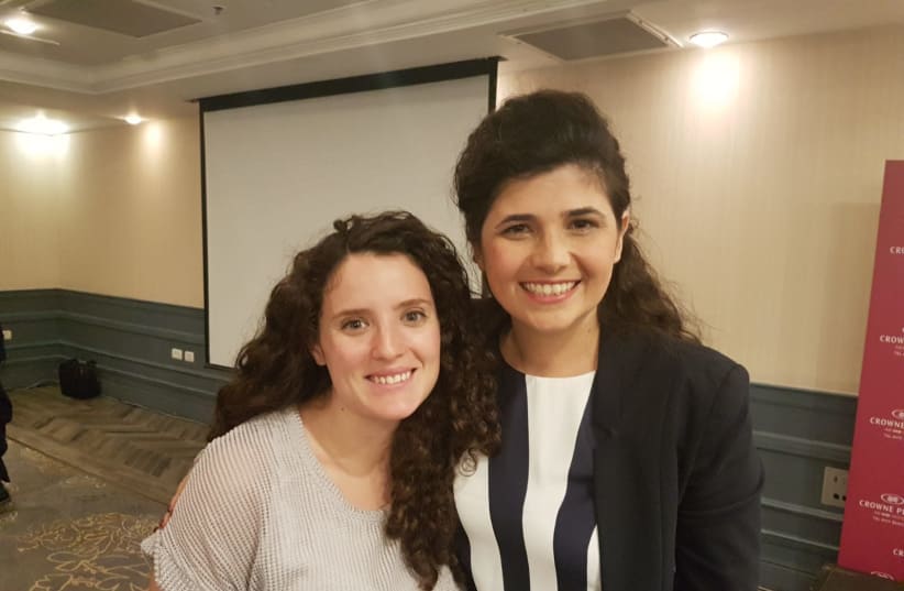 Rachel Broyde (L) and Likud MK Sharren Haskel (R) (photo credit: Courtesy)