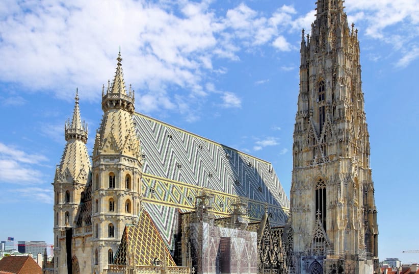 St. Stephen's Cathedral, Vienna. (photo credit: BWAG/WIKIMEDIA COMMONS)