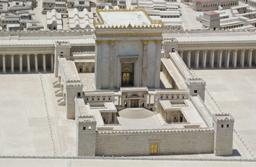 THE SECOND Temple, model in the Israel Museum, 2008. (photo credit: Wikimedia Commons)
