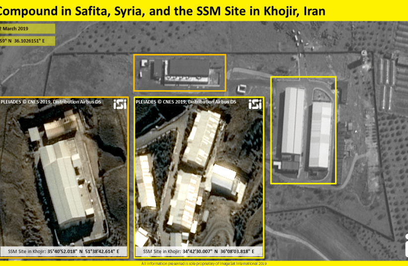 Satellite images show another Iranian missile site in Syria (photo credit: IMAGESAT INTERNATIONAL (ISI))
