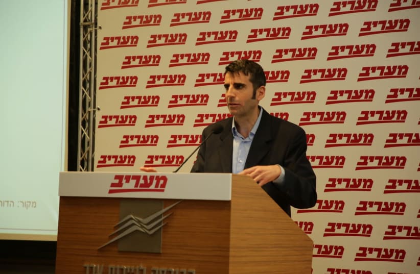 Avner Hadad at the Maariv National Security Conferenc in Tel Aviv on March 27, 2019 (photo credit: MOR ALONI/MAARIV)