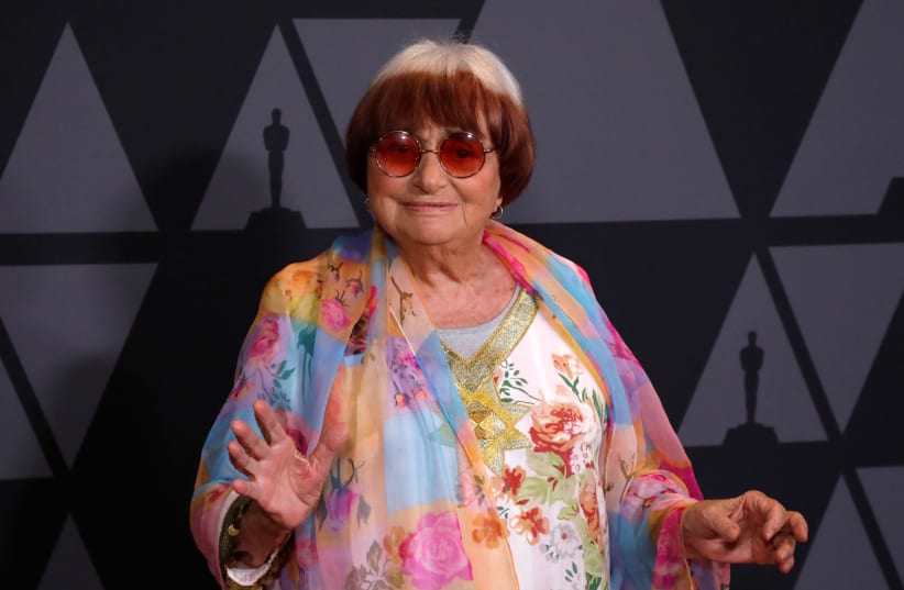 Director Agnes Varda at the 9th Governors Awards in Los Angeles, 11/11/2017.  (photo credit: MARIO ANZUONI/REUTERS)