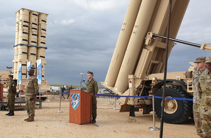 ael, US complete first ever THAAD missile defense drills (photo credit: IDF SPOKESPERSON'S UNIT)