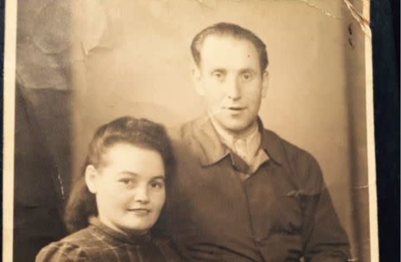 Henryk and Hanna Arfa, the writer's grandparents, after the war (photo credit: ORIT ARFA)