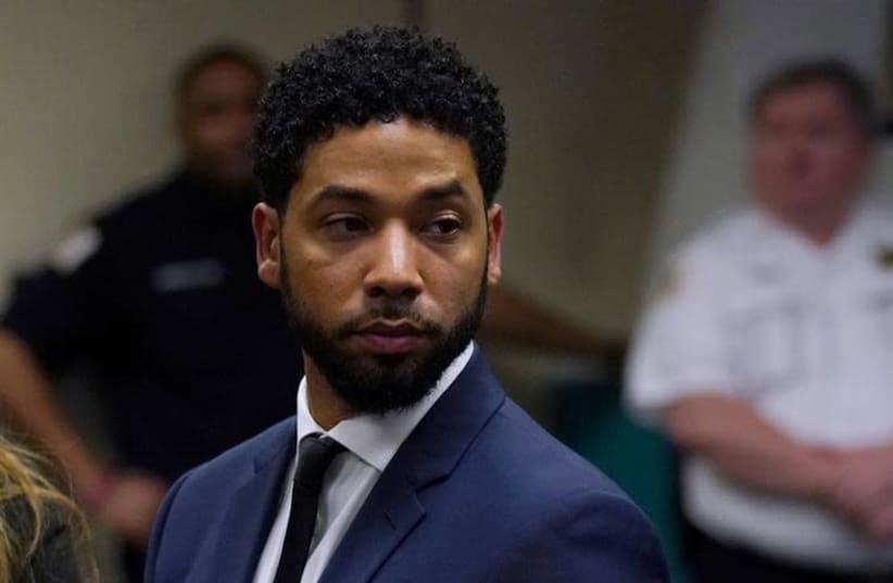 Actor Jussie Smollett makes a court appearance (photo credit: REUTERS)