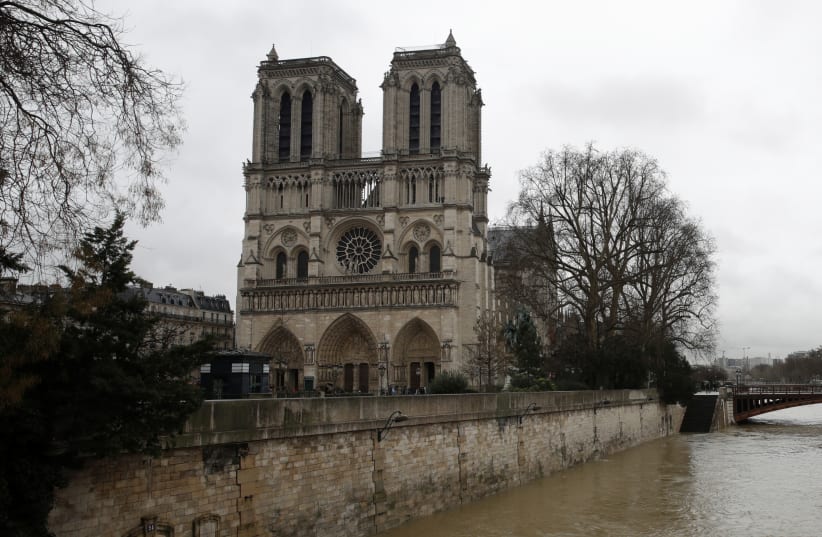 The Notre Dame Cathedral in Paris, France (photo credit: REUTERS/PHILIPPE WOJAZER)
