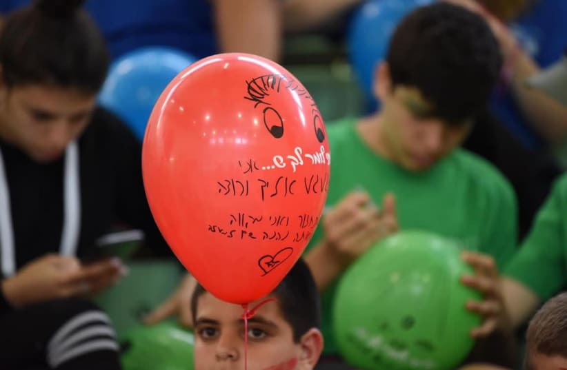 IDF orphans send letters to their fallen fathers  (photo credit: MORAG BITAN)
