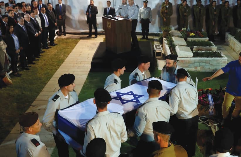 Zachary Baumel's funeral  (photo credit: REUTERS)