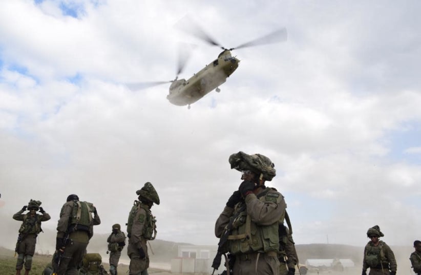 IDF paratroopers take part in Allied Spirit X (photo credit: IDF SPOKESPERSON'S UNIT)