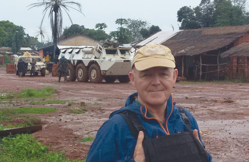Kevin McDonald at the Central African Republic  (photo credit: Courtesy)