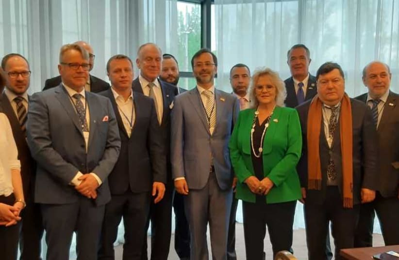 Members of Knesset visit Ukraine, May 2019 (photo credit: KNESSET SPOKESPERSON'S OFFICE)