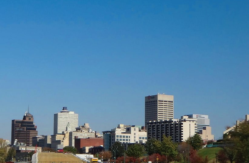 The Memphis skyline. (photo credit: REUTERS)