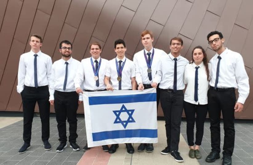 The Israeli team that took part in the 2019 Asian Physics Olympiad  (photo credit: FUTURE SCIENTISTS CENTER)
