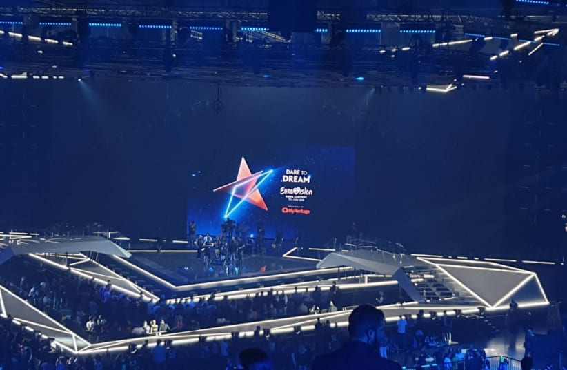 Eurovision rehearsal May 13, 2019 (photo credit: DOTAN ARAD)
