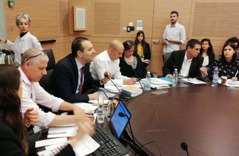 The Knesset House Committee discussing the immunity bill proposed by Knesset House Committee Chair MK Miki Zohar (photo credit: ARIK BENDER/MAARIV)