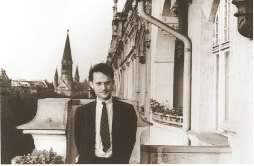 VARIAN FRY poses on a balcony in Berlin in 1935. (photo credit: US HOLOCAUST MEMORIAL MUSEUM)