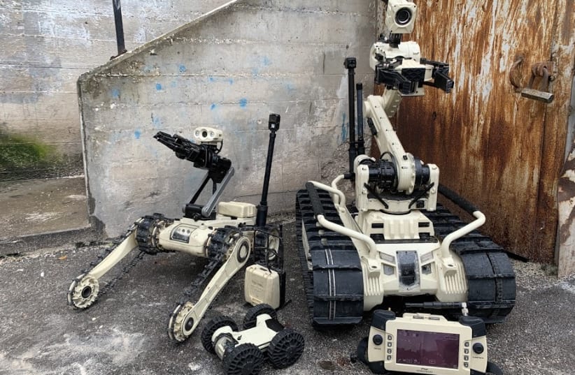 Three of Roboteam's robotic solutions (photo credit: SHAI DVIR)