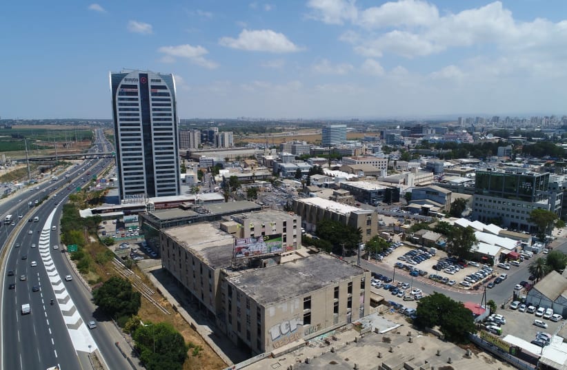 The six-floor site chosen by WeWork to open its first Petah Tikva shared co-working space (photo credit: AMPA)
