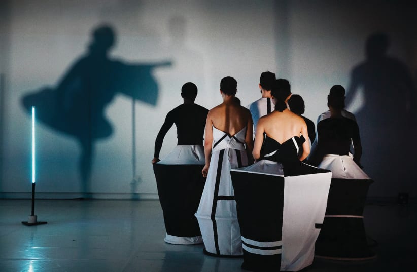A SCENE from ‘Game Changer’ by Birute Letukaite and the Aura Dance Company. (photo credit: SVETLANA BATURA)