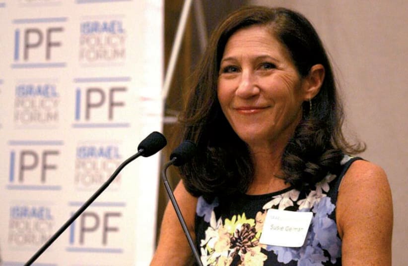 Israel Policy Forum Chair Susie Gelman works to mobilize support among American policymakers for a viable two-state solution (photo credit: Courtesy)