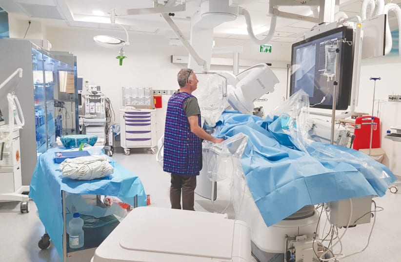 THE NEW cardiac catheterization lab at Hadassah-University Medical Center on Jerusalem’s Mount Scopus. (photo credit: HADASSAH SPOKESPERSON)