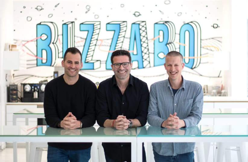 Bizzabo co-founders Alon Alroy (L), Eran Ben-Shushan (C) and Boaz Katz (R) (photo credit: BIZZABO)