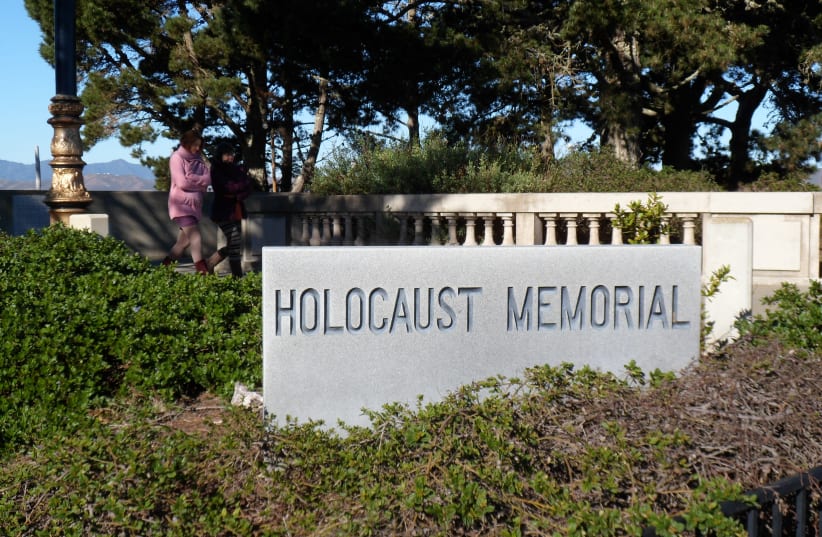 Holocaust Memorial in San Francisco Lincoln Park. (photo credit: Wikimedia Commons)