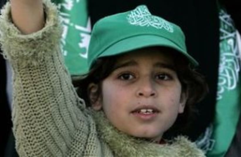 Hamas girl298ap (photo credit: AP)